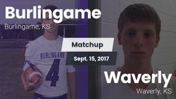 Matchup: Burlingame vs. Waverly  2017