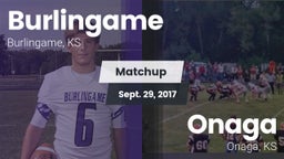 Matchup: Burlingame vs. Onaga  2017