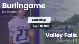 Matchup: Burlingame vs. Valley Falls 2018