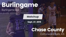 Matchup: Burlingame vs. Chase County  2019