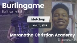 Matchup: Burlingame vs. Maranatha Christian Academy 2019