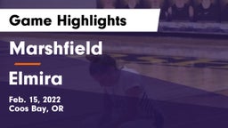 Marshfield  vs Elmira  Game Highlights - Feb. 15, 2022
