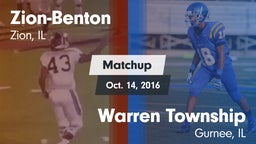 Matchup: Zion-Benton vs. Warren Township  2016