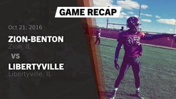 Recap: Zion-Benton  vs. Libertyville  2016