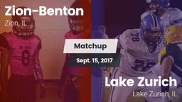 Matchup: Zion-Benton vs. Lake Zurich  2017