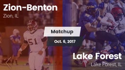 Matchup: Zion-Benton vs. Lake Forest  2017
