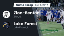 Recap: Zion-Benton  vs. Lake Forest  2017