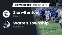 Recap: Zion-Benton  vs. Warren Township  2017