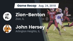 Recap: Zion-Benton  vs. John Hersey  2018