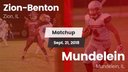 Matchup: Zion-Benton vs. Mundelein  2018