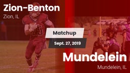 Matchup: Zion-Benton vs. Mundelein  2019