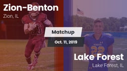 Matchup: Zion-Benton vs. Lake Forest  2019