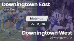 Matchup: Downingtown East vs. Downingtown West  2016