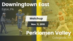 Matchup: Downingtown East vs. Perkiomen Valley  2016