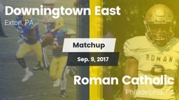 Matchup: Downingtown East vs. Roman Catholic  2017
