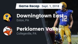Recap: Downingtown East  vs. Perkiomen Valley  2018