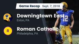 Recap: Downingtown East  vs. Roman Catholic  2018