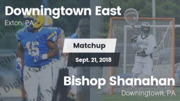 Matchup: Downingtown East vs. Bishop Shanahan  2018