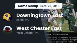 Recap: Downingtown East  vs. West Chester East  2018