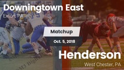 Matchup: Downingtown East vs. Henderson  2018