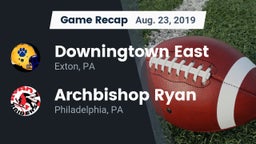 Recap: Downingtown East  vs. Archbishop Ryan  2019