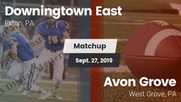 Matchup: Downingtown East vs. Avon Grove  2019
