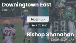 Matchup: Downingtown East vs. Bishop Shanahan  2020