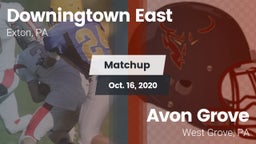 Matchup: Downingtown East vs. Avon Grove  2020