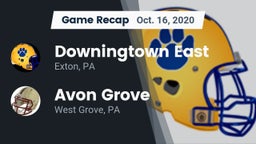 Recap: Downingtown East  vs. Avon Grove  2020