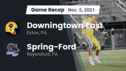 Recap: Downingtown East  vs. Spring-Ford  2021