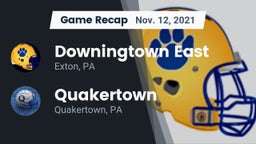 Recap: Downingtown East  vs. Quakertown  2021