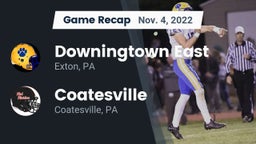 Recap: Downingtown East  vs. Coatesville  2022