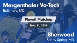 Matchup: Mergenthaler Vo-Tech vs. Sherwood  2016