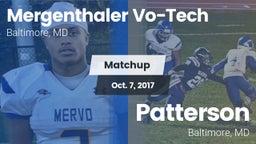 Matchup: Mergenthaler Vo-Tech vs. Patterson  2017
