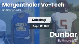 Matchup: Mergenthaler Vo-Tech vs. Dunbar  2018