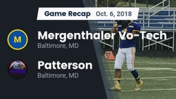 Recap: Mergenthaler Vo-Tech  vs. Patterson  2018