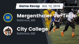 Recap: Mergenthaler Vo-Tech  vs. City College  2018