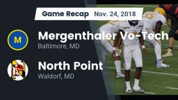 Recap: Mergenthaler Vo-Tech  vs. North Point  2018