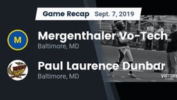 Recap: Mergenthaler Vo-Tech  vs. Paul Laurence Dunbar  2019