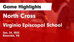 North Cross  vs Virginia Episcopal School Game Highlights - Jan. 24, 2023