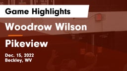 Woodrow Wilson  vs Pikeview Game Highlights - Dec. 15, 2022