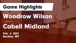 Woodrow Wilson  vs Cabell Midland Game Highlights - Feb. 4, 2023