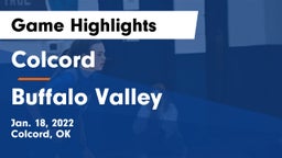 Colcord  vs Buffalo Valley Game Highlights - Jan. 18, 2022