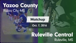 Matchup: Yazoo County vs. Ruleville Central  2016