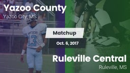 Matchup: Yazoo County vs. Ruleville Central  2017