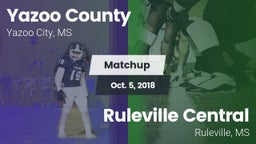 Matchup: Yazoo County vs. Ruleville Central  2018