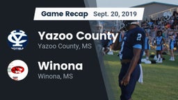 Recap: Yazoo County  vs. Winona  2019