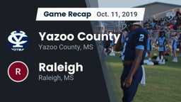 Recap: Yazoo County  vs. Raleigh  2019