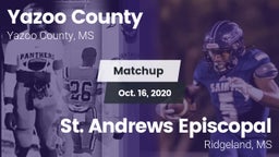 Matchup: Yazoo County vs. St. Andrews Episcopal  2020