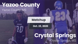 Matchup: Yazoo County vs. Crystal Springs  2020